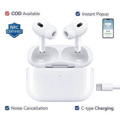 AirPods Pro 2nd genaration MADE IN DUBAI Bluetooth Earbuds