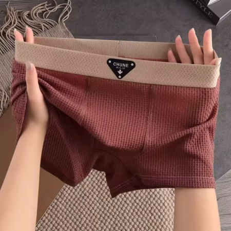 cool ice silk men’s boxer shorts underwear