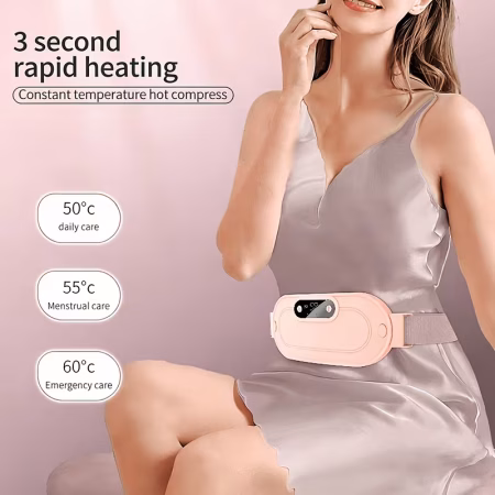 heating pad for period cramps & vibration sliming massage belt