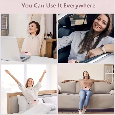 heating pad for period cramps & vibration sliming massage belt