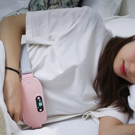 heating pad for period cramps & vibration sliming massage belt